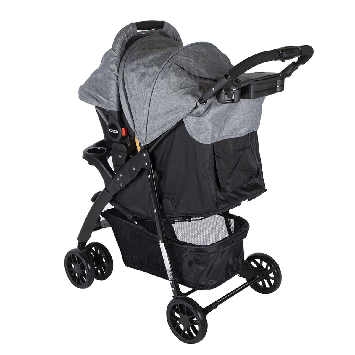 Coche Travel System Spine Gris