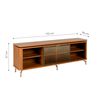 Rack TV Decocasa Lincoln Float hasta 75" Canela