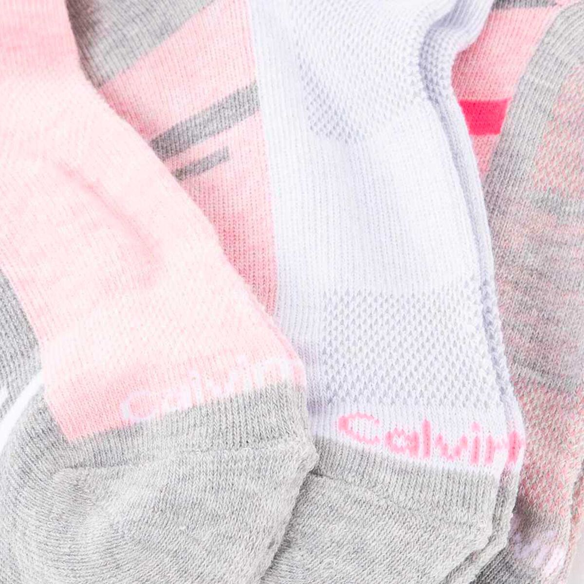 Pack 3 Calcetas de Algod&oacute;n Rosado Mujer Calvin Klein