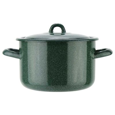 Imagen 1 del producto Cacerola Acero Vitrificado Fantuzzi Fundo Verde 18 cm