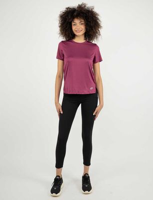 Imagen 2 del producto Polera Deportiva Mujer Lotto Dark Pink, Negro