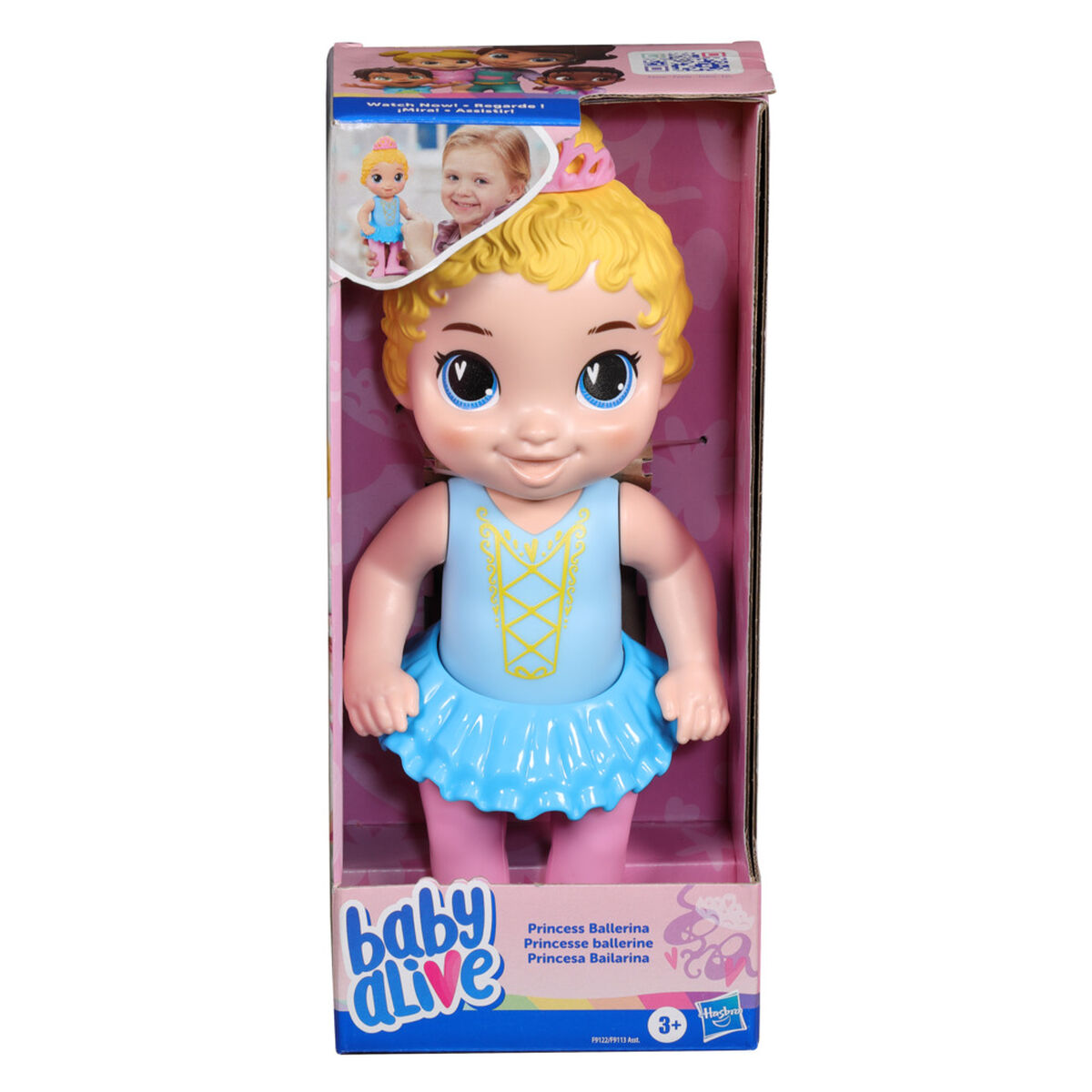 Muñeca Princesa Bailarina Cabello Rubio Baby Alive
