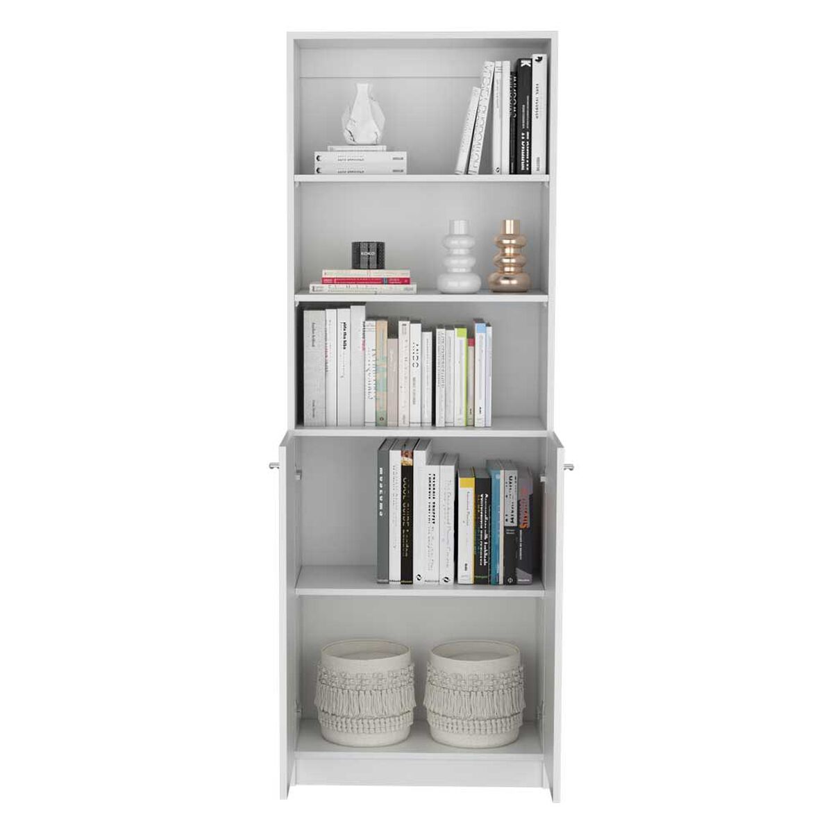 Estante + Estante 2 Puertas TuHome Home Blanco