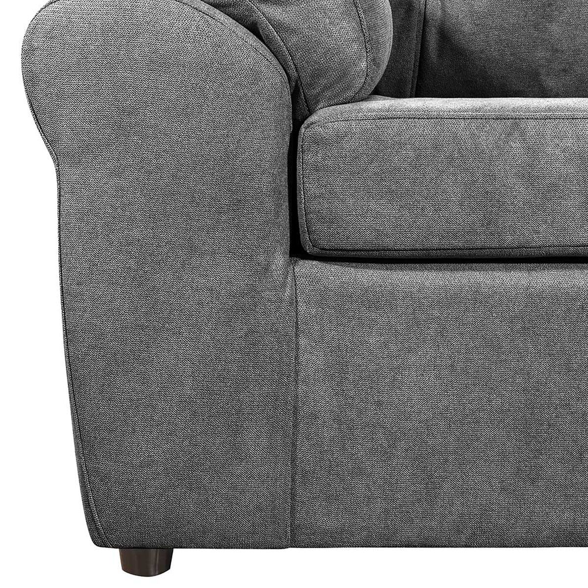 Sofá Seccional Innovamuebles Atlas 5 Cuerpos Gris Claro