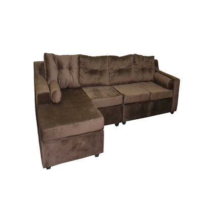 Imagen 2 del producto Sofá Seccional Diseño A&M Home Maritza Derecho 4 Cuerpos Chocolate