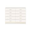 Cómoda Stanford 10 Cajones Blanco
