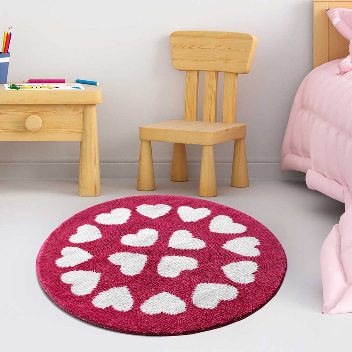 Alfombra Infantil Modalfo Violeta 100 x 100 cm