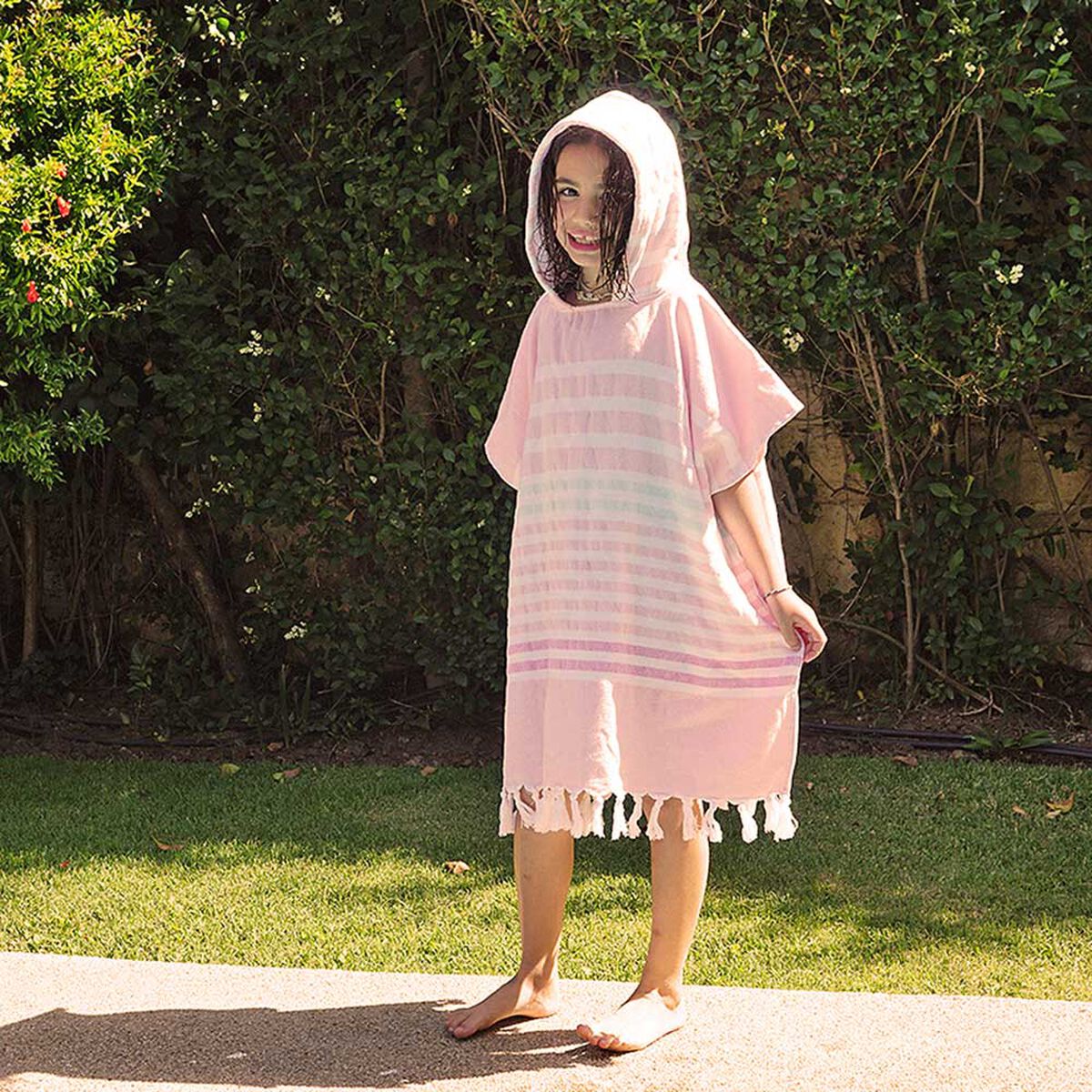 Poncho de Playa Infantil Casanova Kids Sky Blue 70 x 140 cm