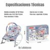 Silla Nido Mecedora con Vibración y  Melodía Rosada LuBabycas