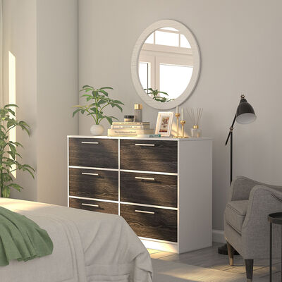 Imagen 2 del producto Cómoda CIC Acacia 6 Cajones