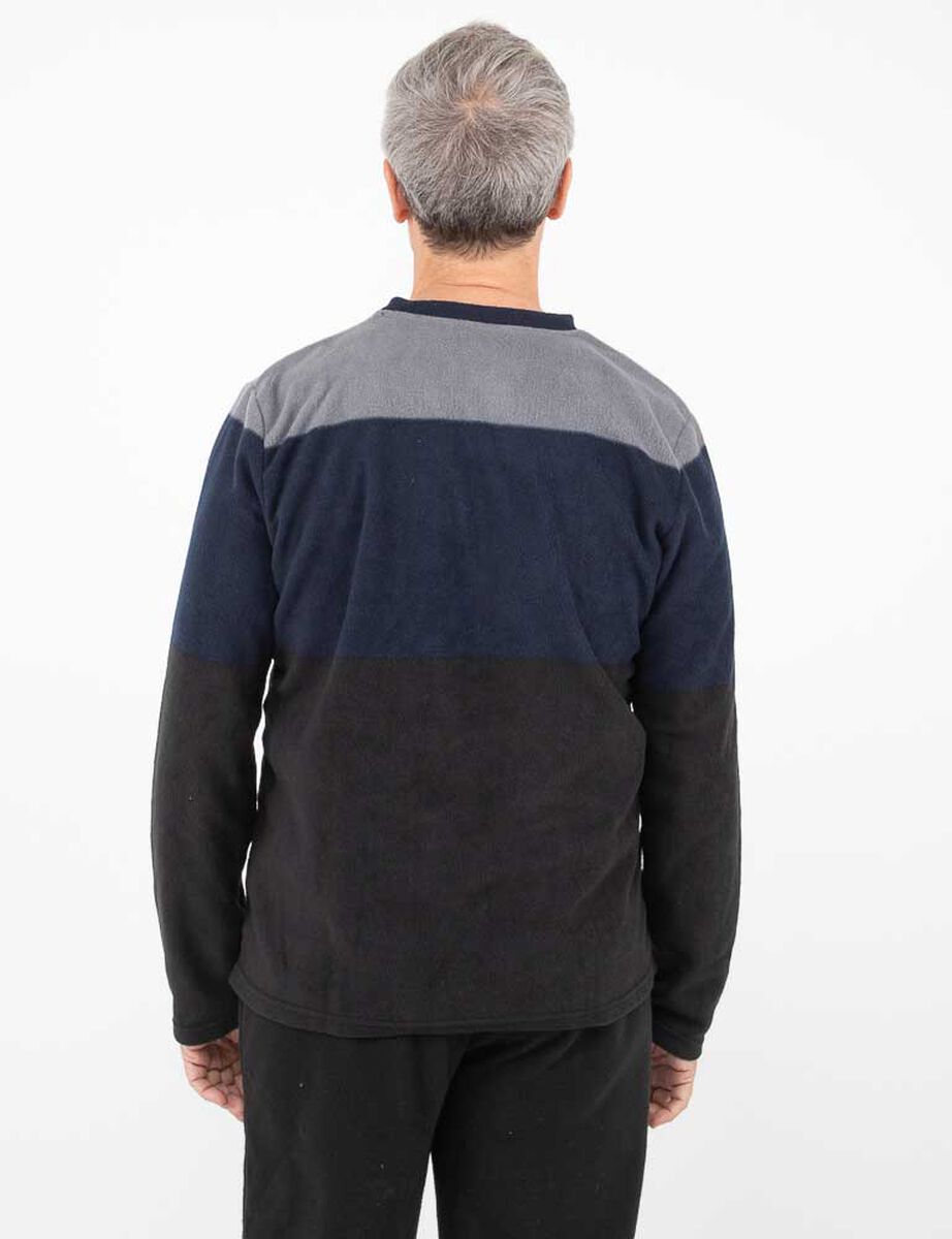 Pijama Larga Polar Manga Larga Hombre Portman Club