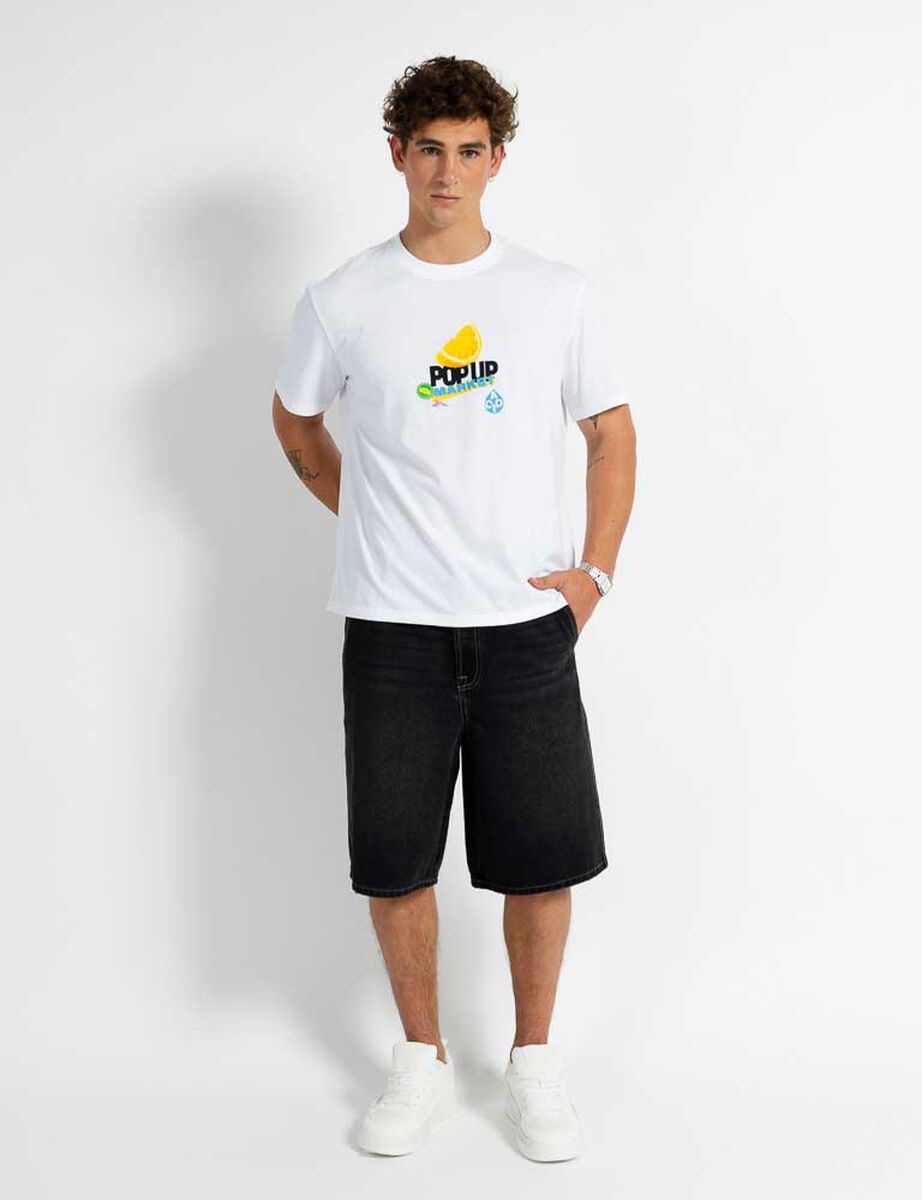 Polera Manga Corta Hombre Icono