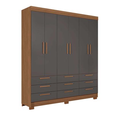 Imagen 1 del producto Clóset Onessta Colombo 6 Puertas 9 Cajones Grafito