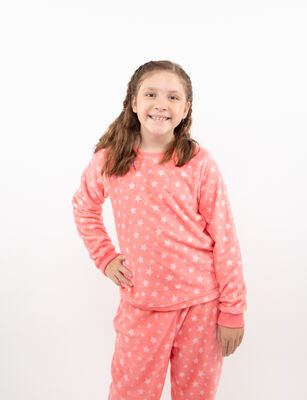 Imagen 1 del producto Pijama Polar Niña Mila Coral, Grafito