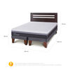 Cama Europea CIC Base Dividida 2 Plazas Ortopedic Advance + Respaldo