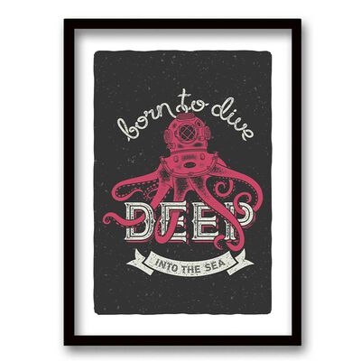Imagen 1 del producto Cuadro Decorativo Retela Deep Sea 70 x 50 cm