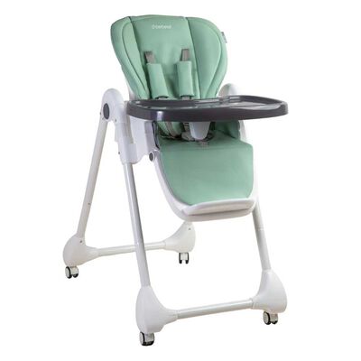 Imagen 2 del producto Silla de Comer Bebe EasyFeed Reclinable con Ruedas Verde Bebesit