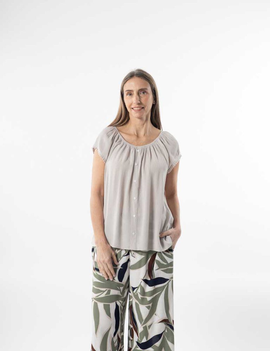 Blusa Manga Corta Mujer Portman Club
