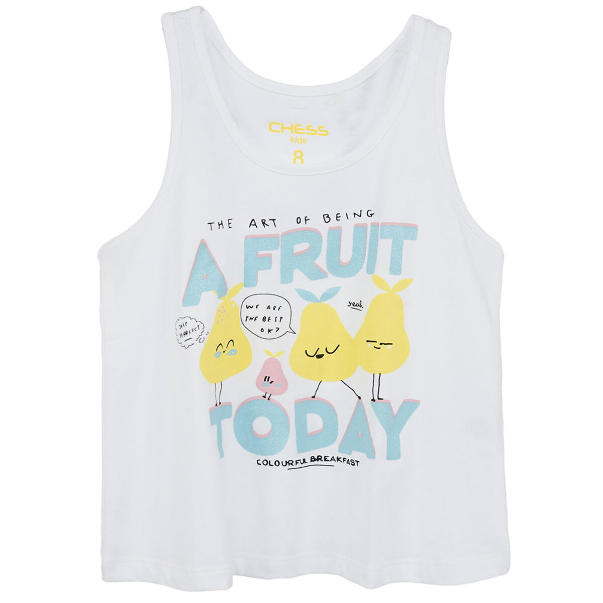 Polera sin Mangas Niña Chess