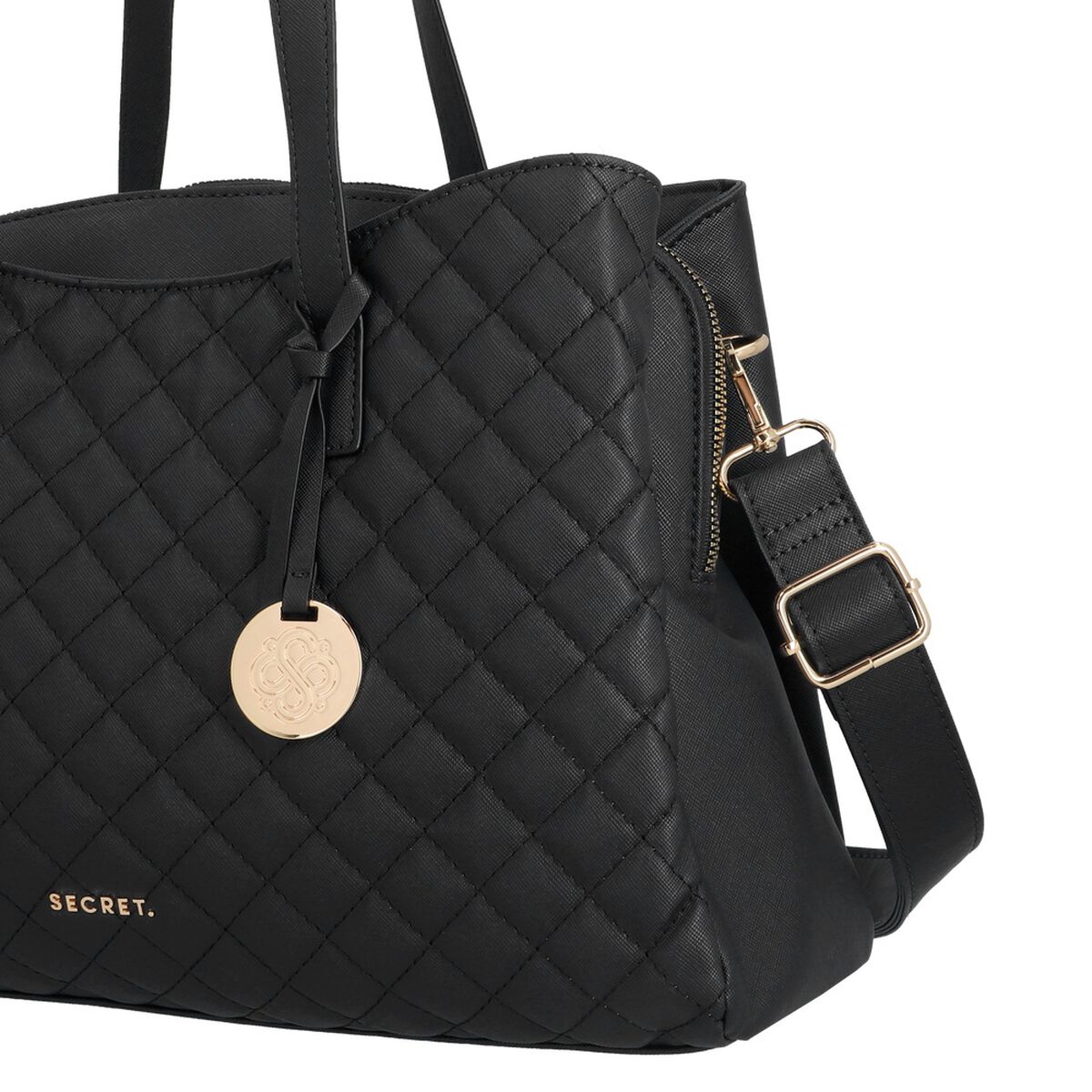 Cartera Tote Secret Murcia FW25 M Negro
