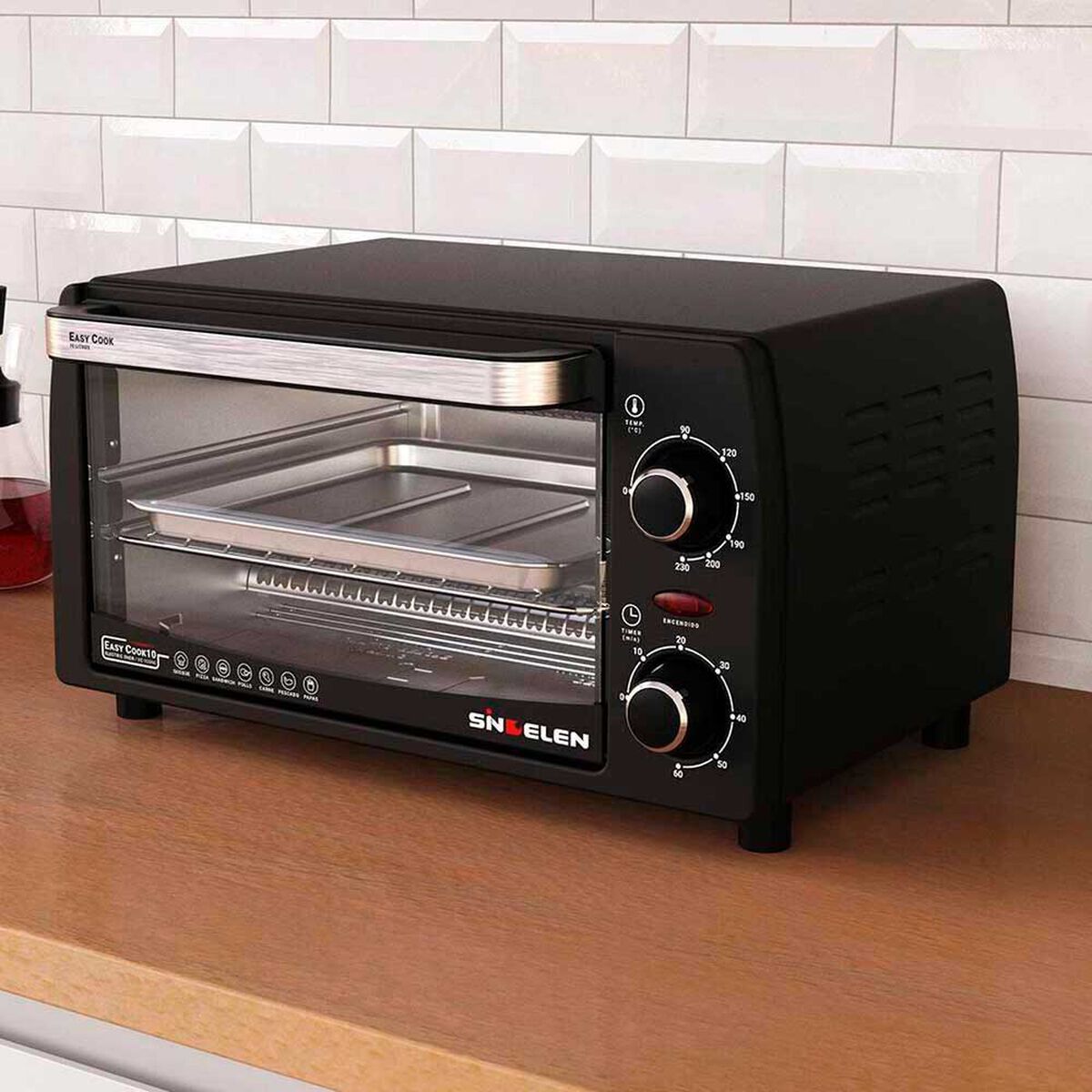 Horno El&eacute;ctrico Sindelen HE-105NG 10 lts.