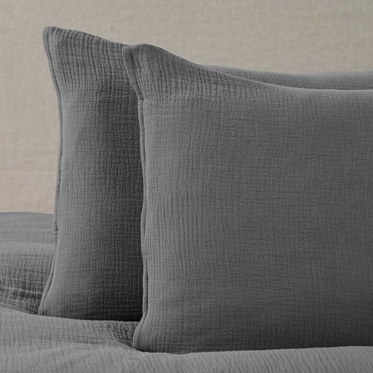 Funda de Plum&oacute;n Cannon 2 Plazas Gauze Gray