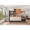Mueble de Cocina Roca Casta&ntilde;a 4 M&oacute;dulos Canela-Arena