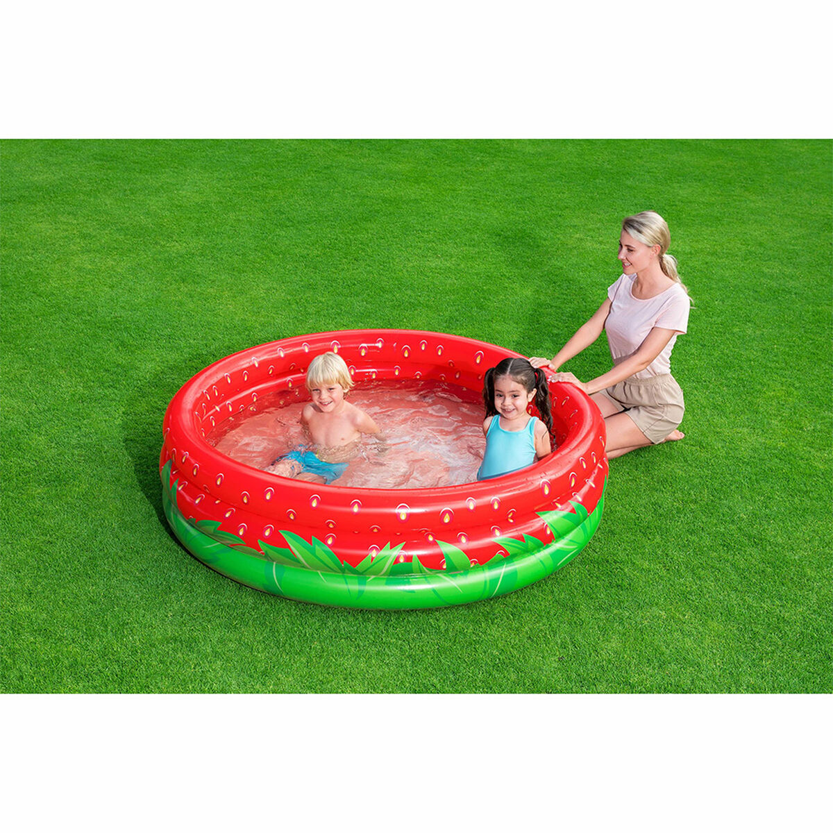 Piscina Inflable Bestway 3 Anillos Frutilla