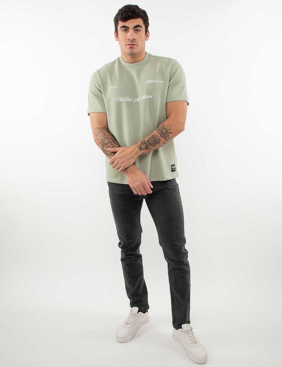 Polera Manga Corta Hombre Icono
