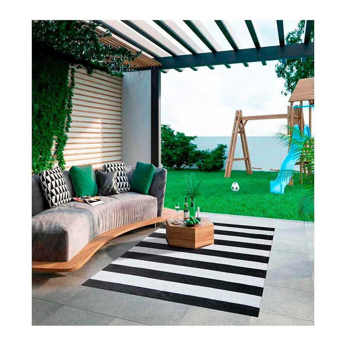 Alfombra Idetex Kala D2 300 x 200 Negro