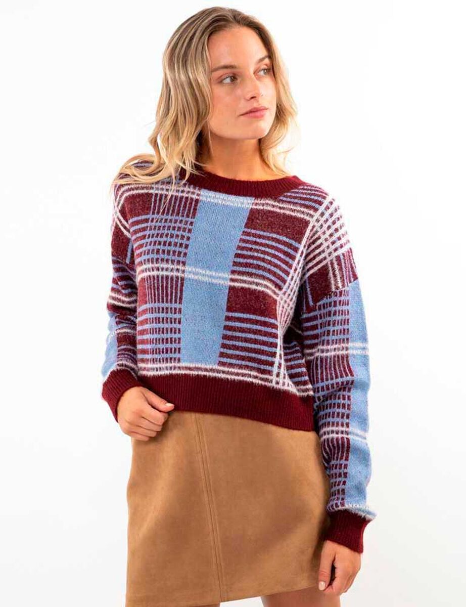 Sweater Tart&aacute;n Mujer Icono