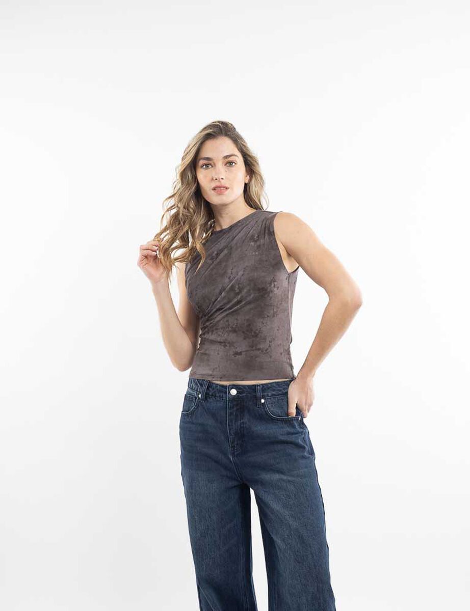 Polera Sin Mangas Mujer Zibel