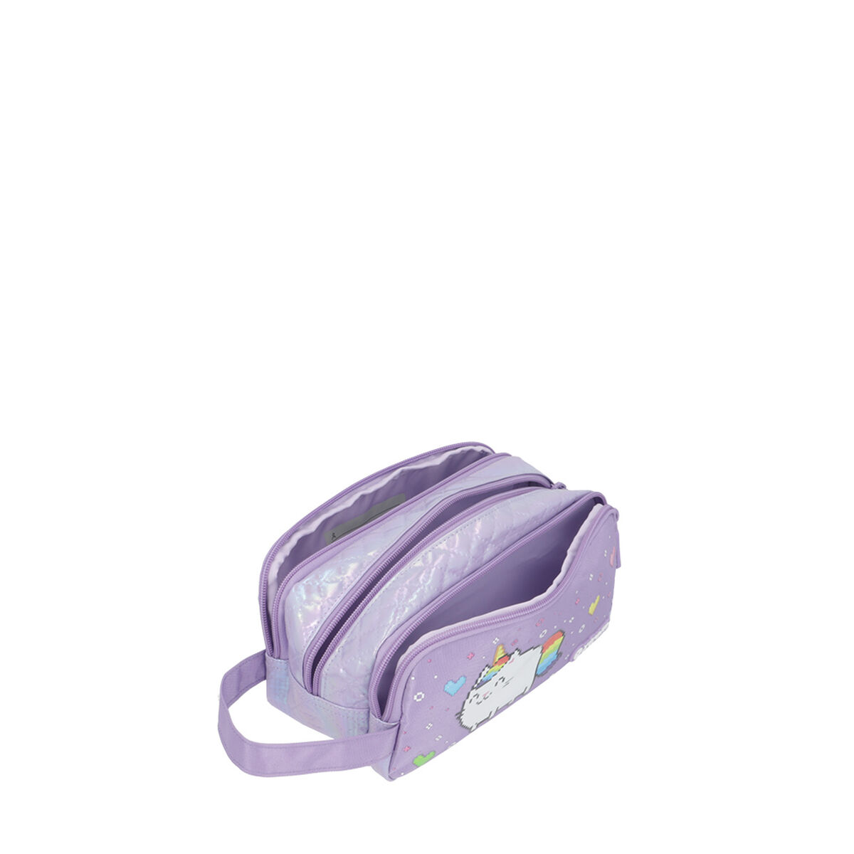 Estuche Xtrem University+ 5XT Gato Lila