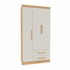 Closet Yardas Leticia 3 Puertas 2 Cajones Arena