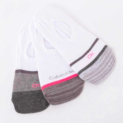 Imagen 2 del producto Pack 3 Calcetas de Algodón Blanco Mujer Calvin Klein