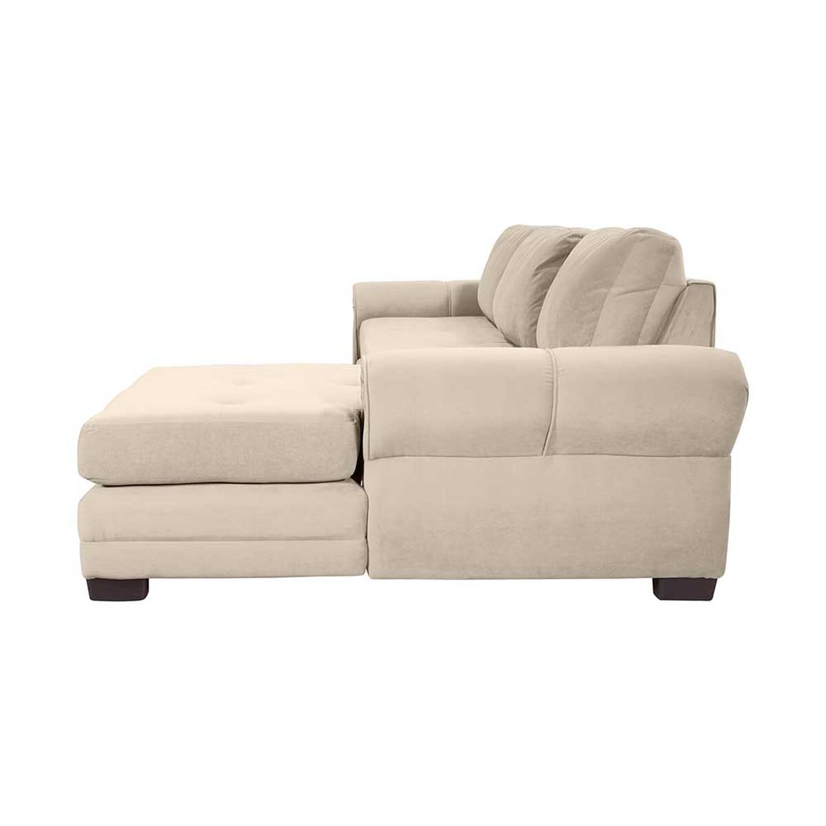 Sofá Seccional Living Factory Oregon 4 Cuerpos Beige