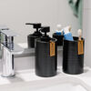 Set 4 Piezas Accesorios de Baño Simplit Cerámica Negro