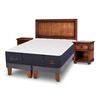Cama Europea CIC Base Dividida King Grand Premium + Respaldo + Veladores