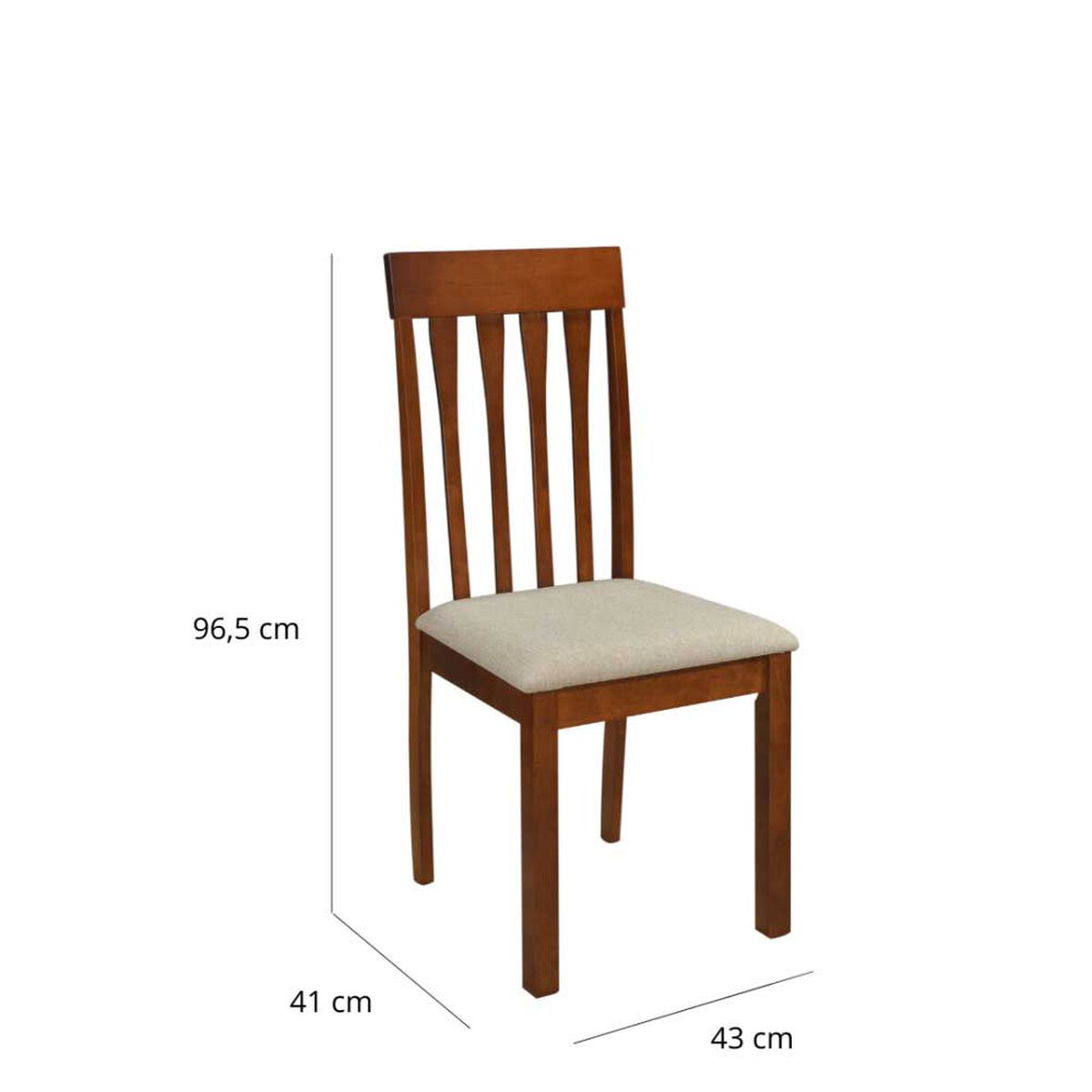 Juego de Comedor Fm Furniture Qatar M1400 4 Sillas 1 Banca