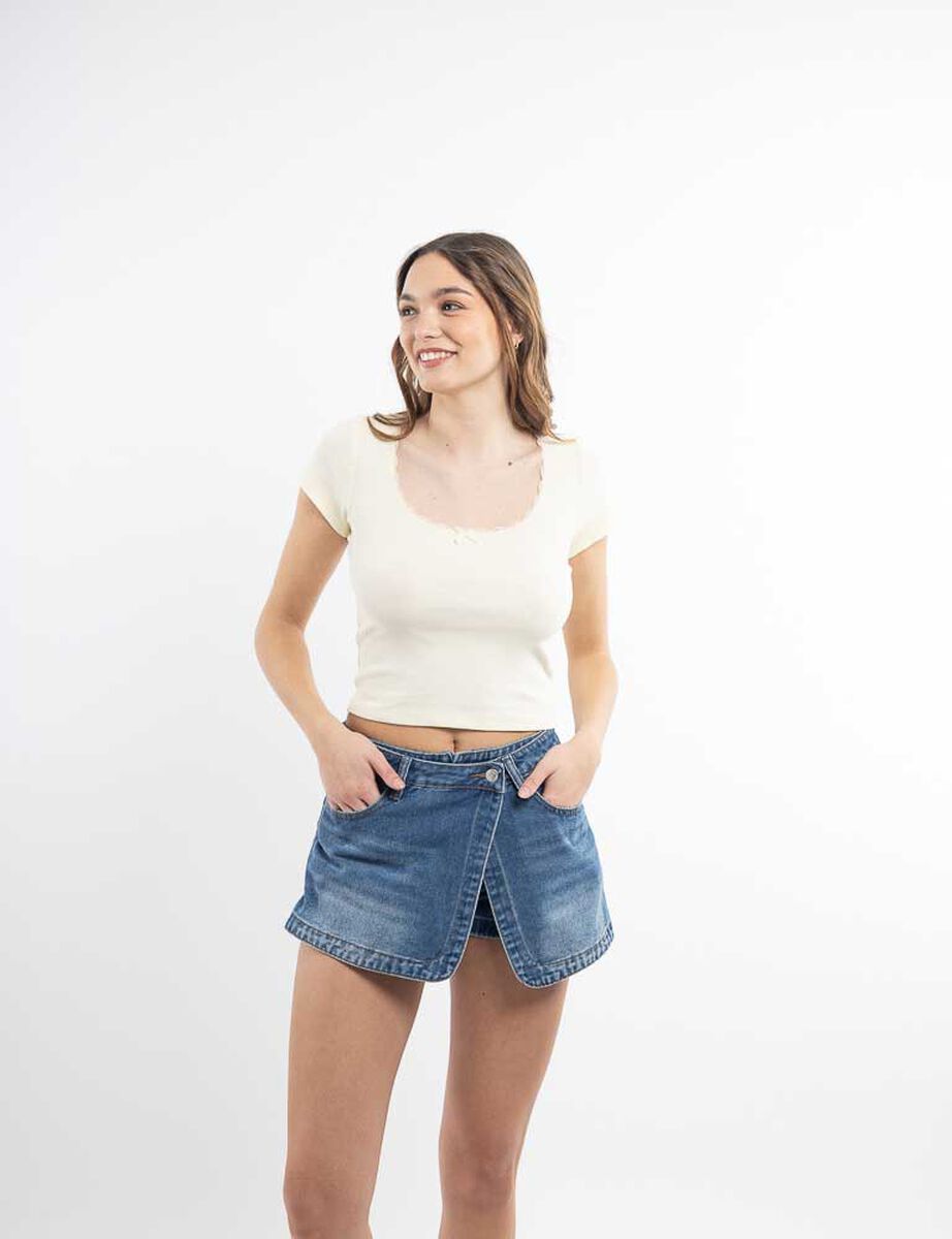Polera Manga Corta Mujer Icono