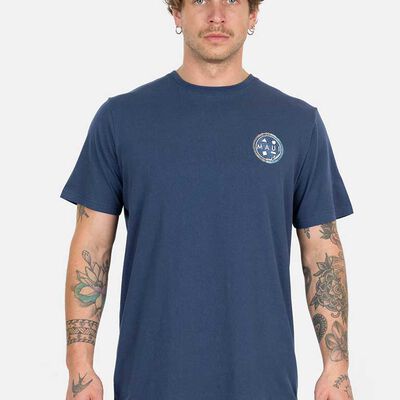 Polera Con Estampado Manga Corta Hombre Maui And Sons