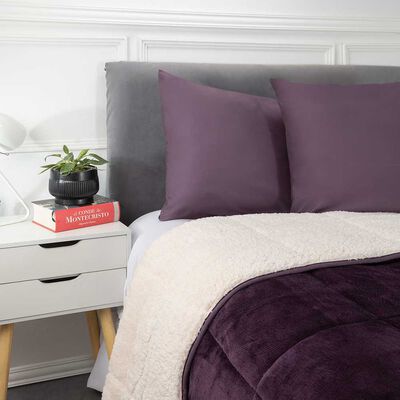 Imagen 2 del producto Plumón Flannel Sherpa Casanova 1.5 Plazas Verde