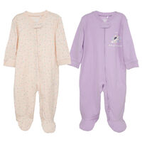 Pack 2 Osito con Patitas Chess Baby Lila, Rosa