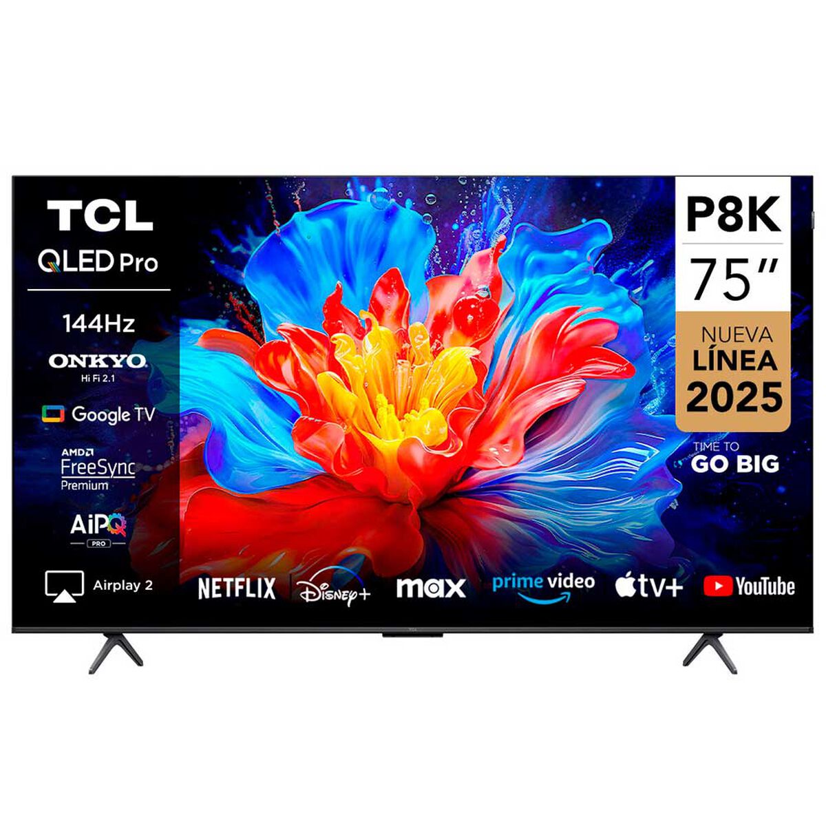 QLED Smart TV 75" 4K UHD P8K TCL
