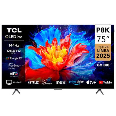 QLED Smart TV 75" 4K UHD P8K TCL