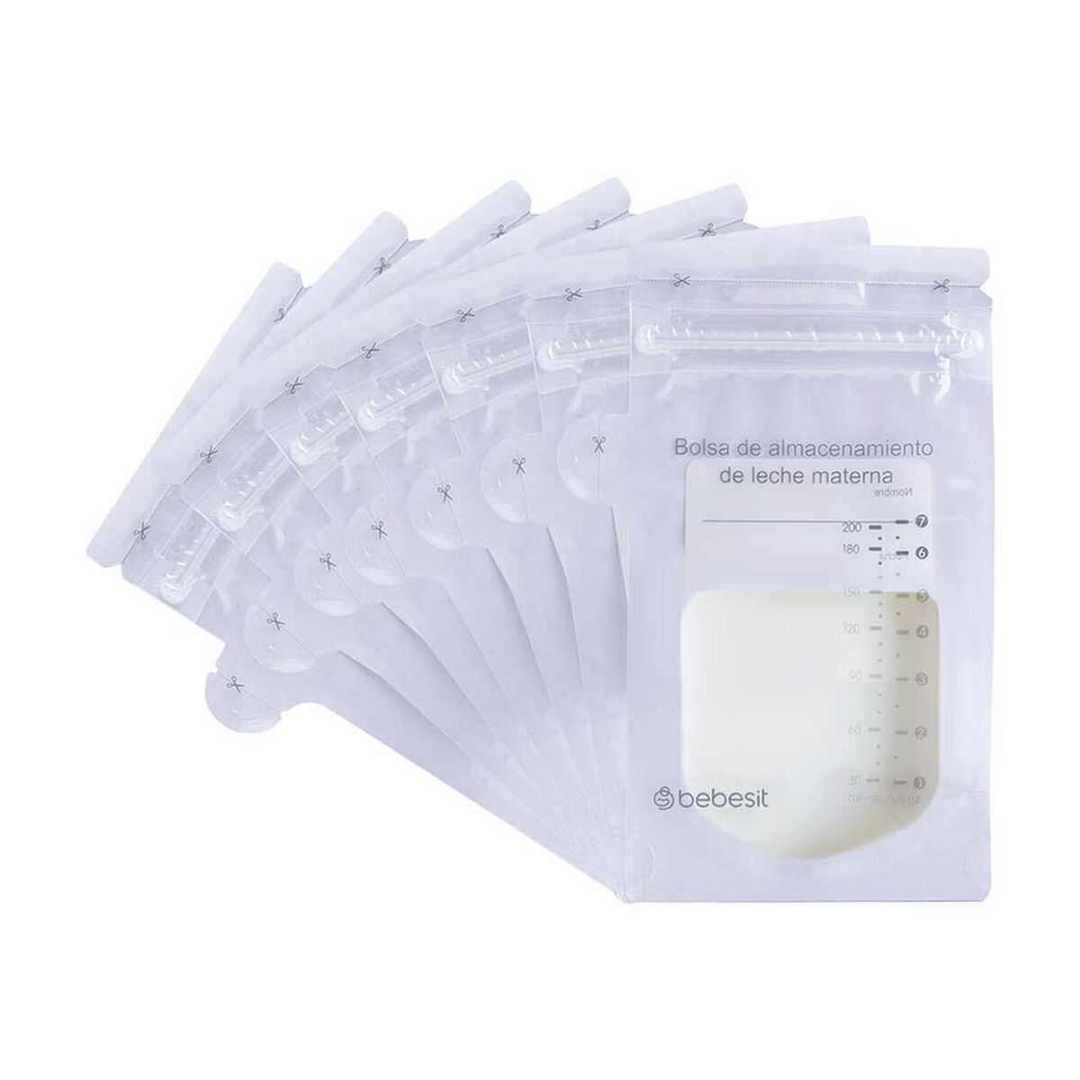 Extractor de Leche Doble Portátil con Bolsas Bebesit