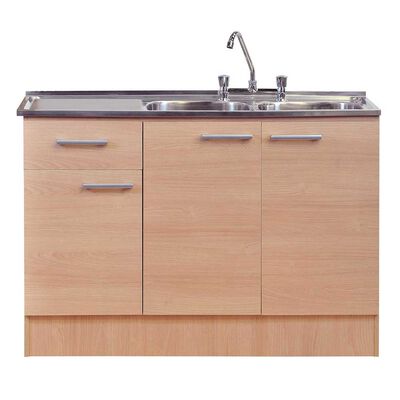 Imagen 1 del producto Mueble de Cocina Mobikit Kit 120 Izquierdo Beige 1 Cajones 3 Puertas