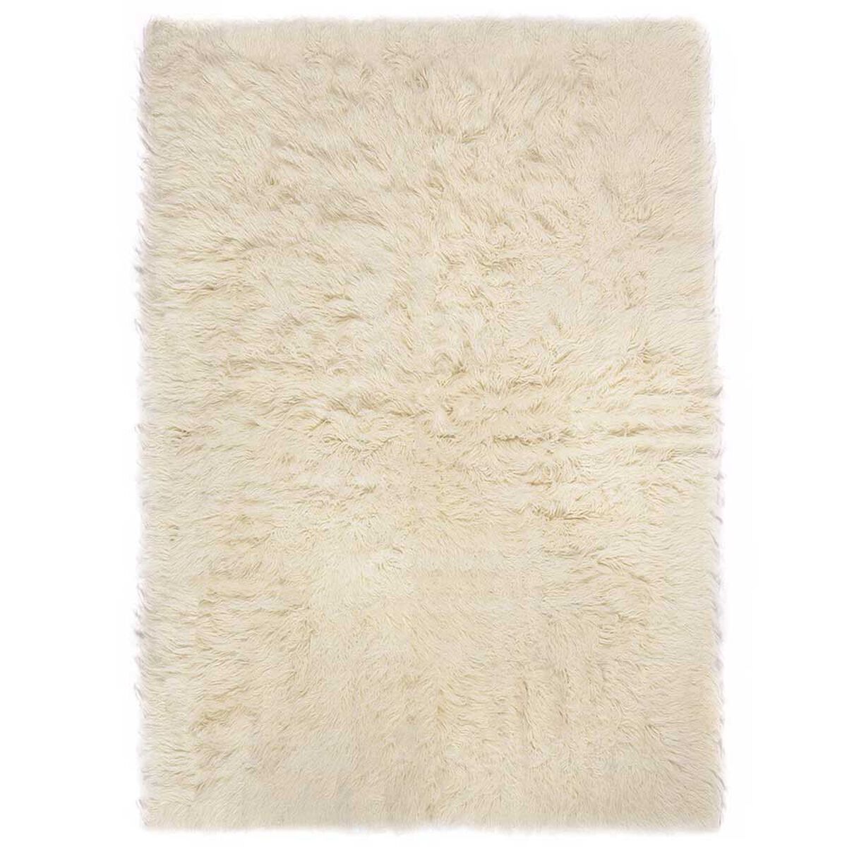 Alfombra de Pasillo DIB Flokati Blanco 140 x 200 cm