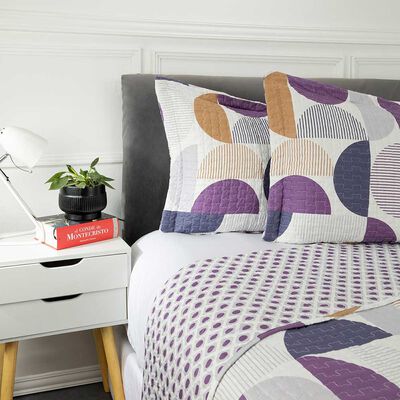 Imagen 2 del producto Cubrecama Estampado Casanova King Grape