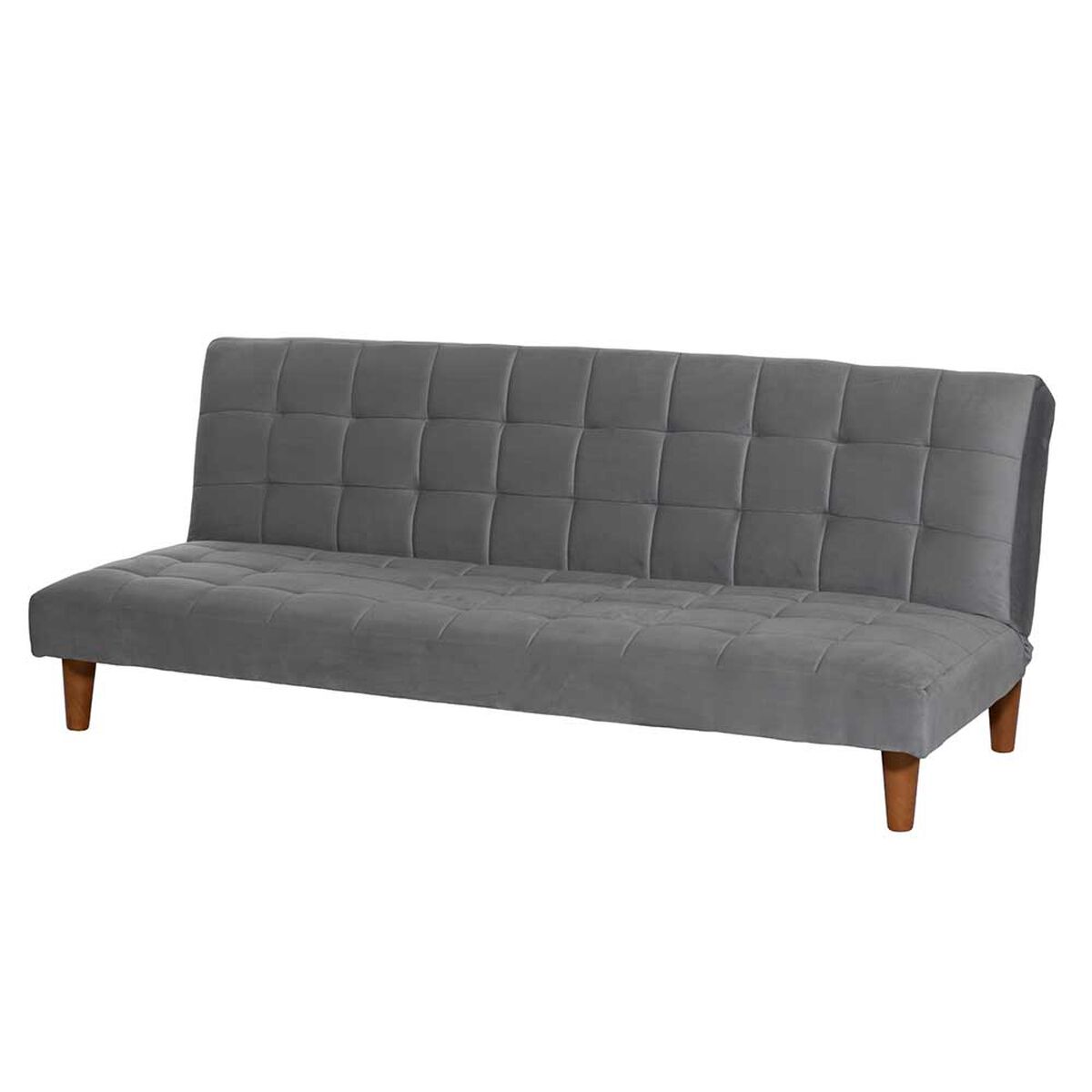 Fut&oacute;n Latam Home Turin Velvet 3 Cuerpos Gris
